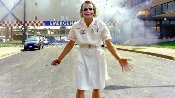 6. The Dark Knight's Hospital Explosion Scene