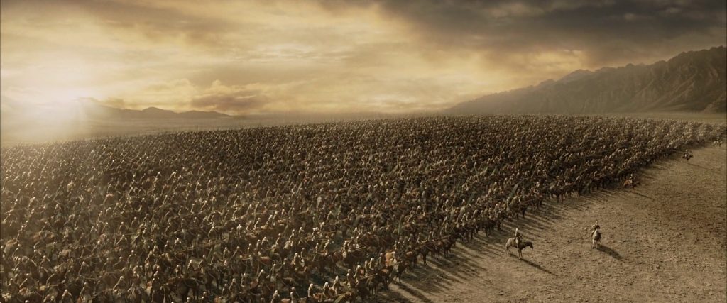 7. The Lord of the Rings Massive Battle Scenes