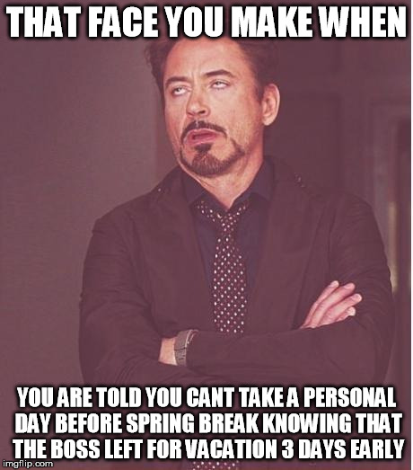 Office hypocrisy at its finest
