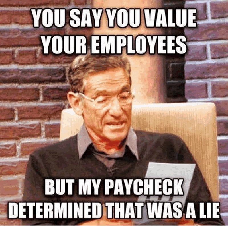 Paycheck doesn’t lie