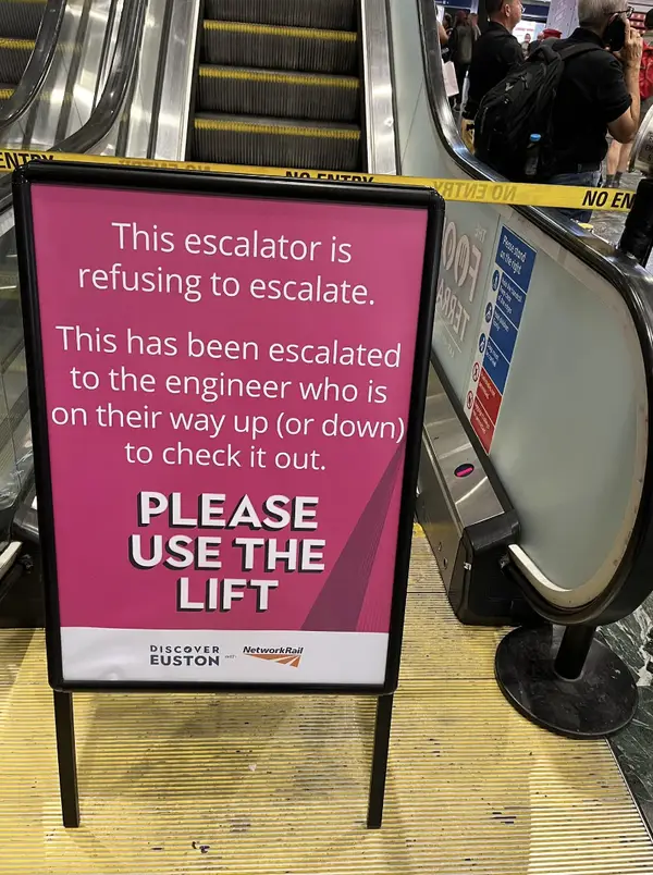 Escalator Identity Crisis