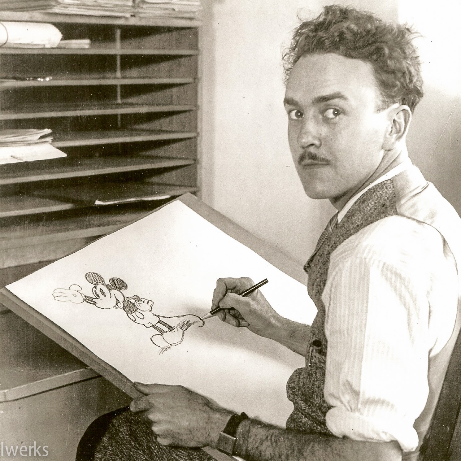 Walt Disney Drew Mickey Mouse Himself