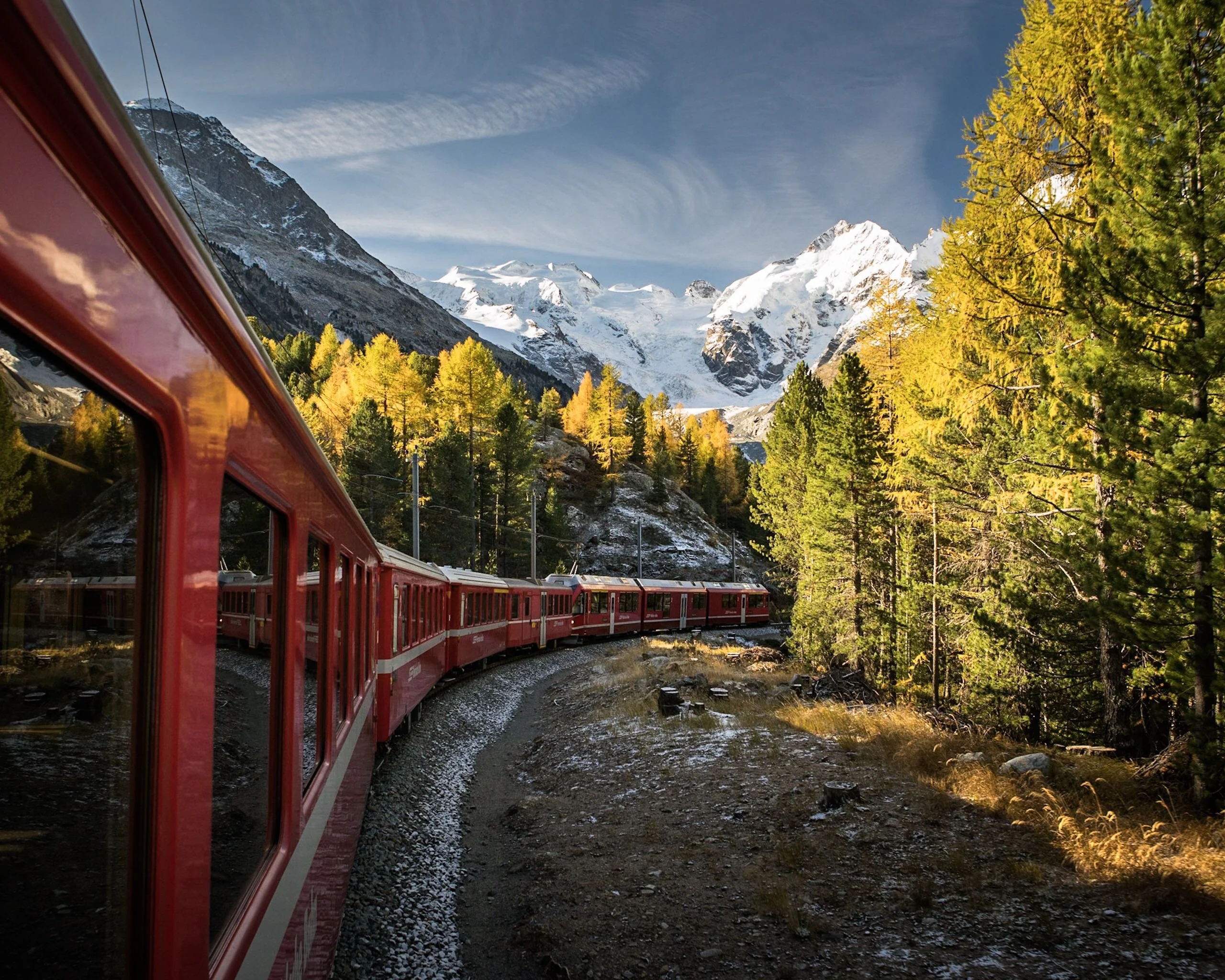 Take a long train ride