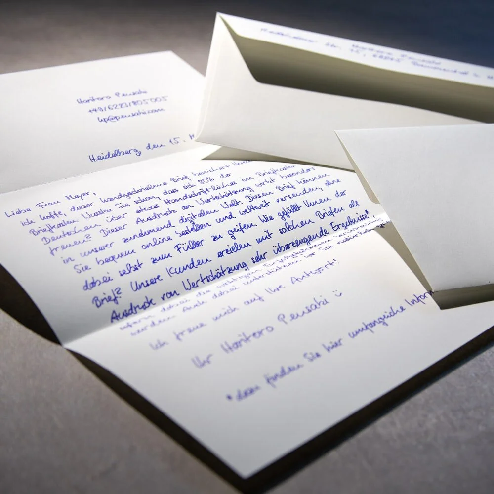 Write real letters