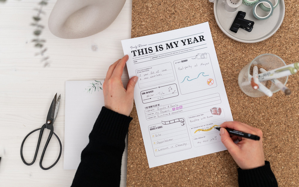 End the year with reflection