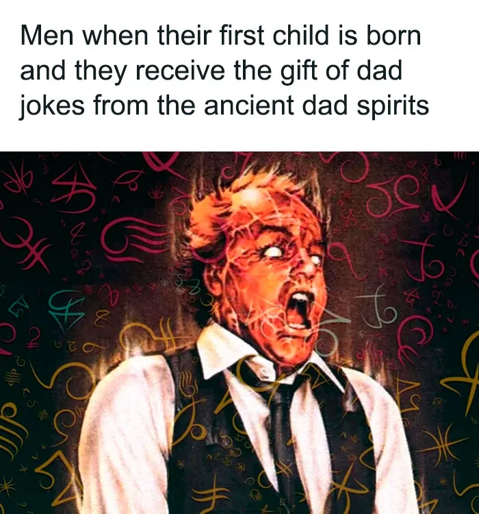 Sacred dad joke awakening
