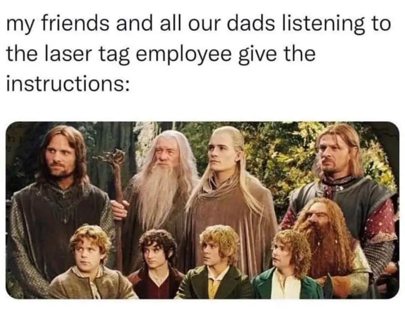 The fellowship of the laser tag