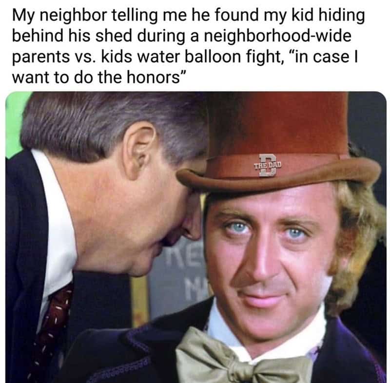 Water balloon justice