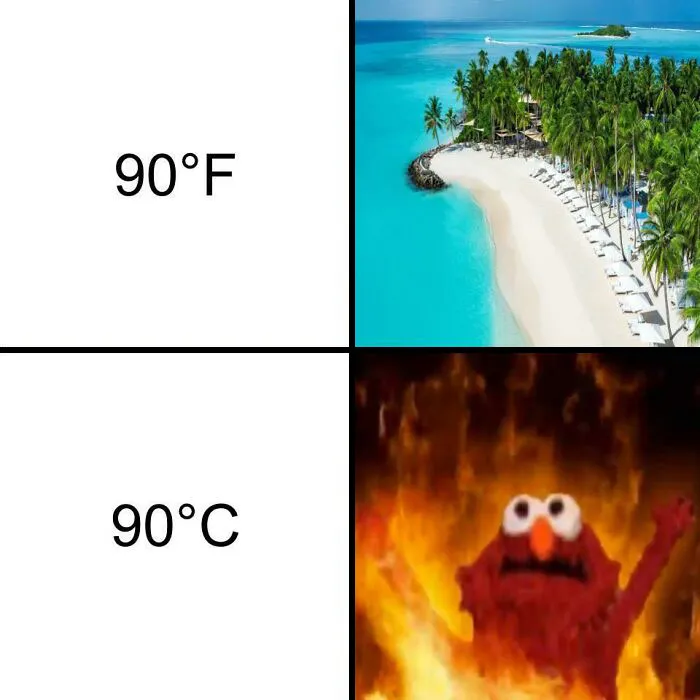 Temperature units