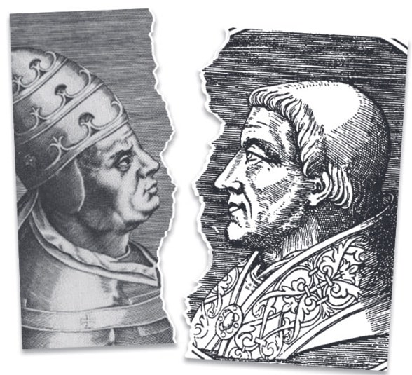 Pope Urban VI vs. Pope Clement VII
